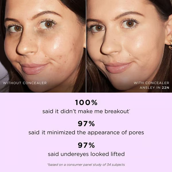 💜Luxgloe Shape Tape Concealer Duo – Brighten, Lift & Conceal + Free Pro Brush