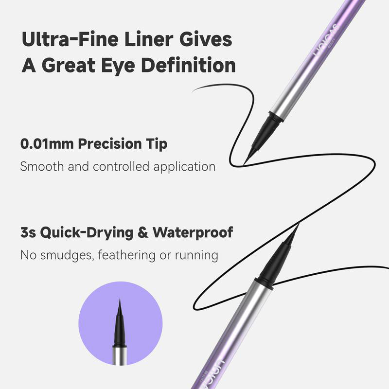 Unicas Lower Eyelash Stamp 2-in-1 Eye Makeup Tool with Waterproof Ink