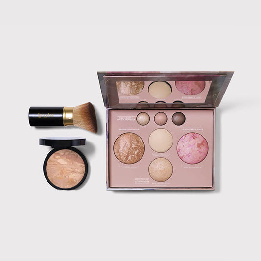 The Baked Starter Kit (3PC)-Tuscan Dreams includes Baked Multicolor Eyeshadow Palette